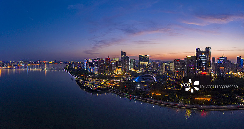 浙江杭州：杭州城市风光图片素材