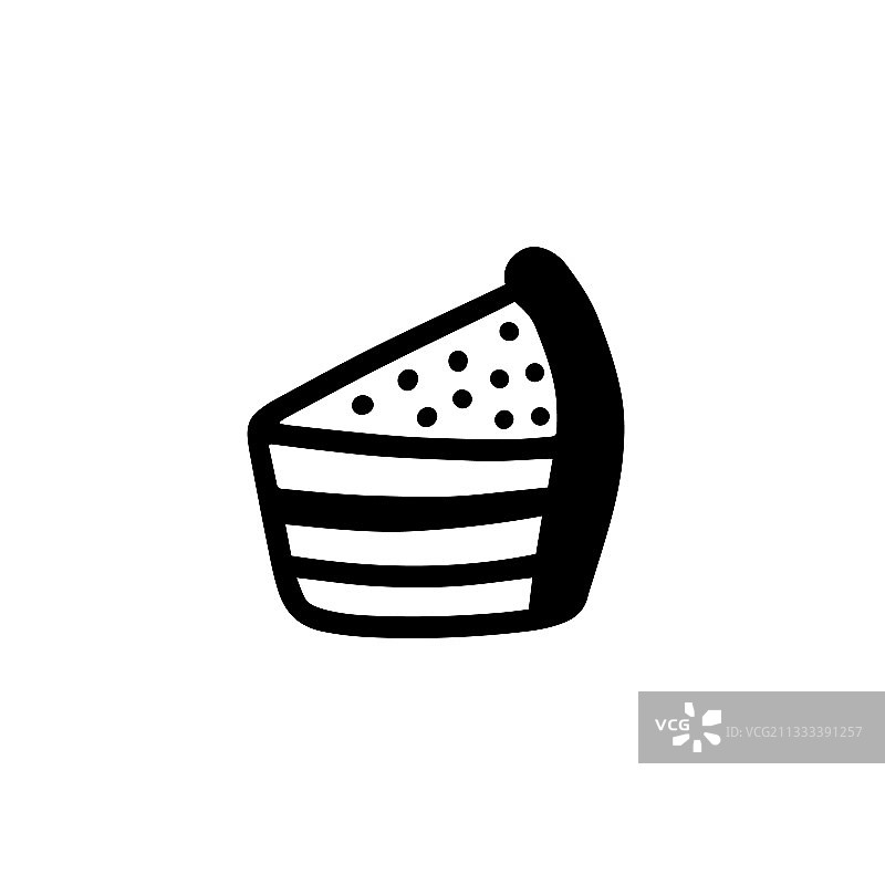 爱心涂鸦纸杯蛋糕图片素材