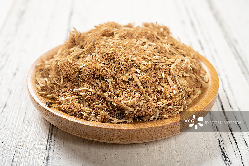 影棚拍摄中药合欢花特写图片素材