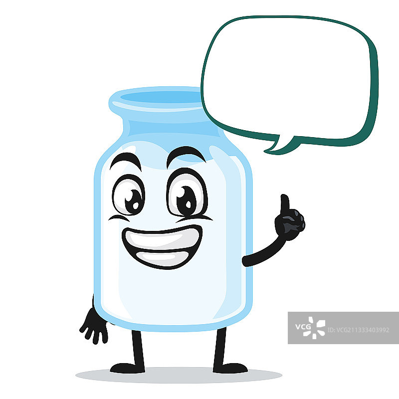 牛奶吉祥物图片素材