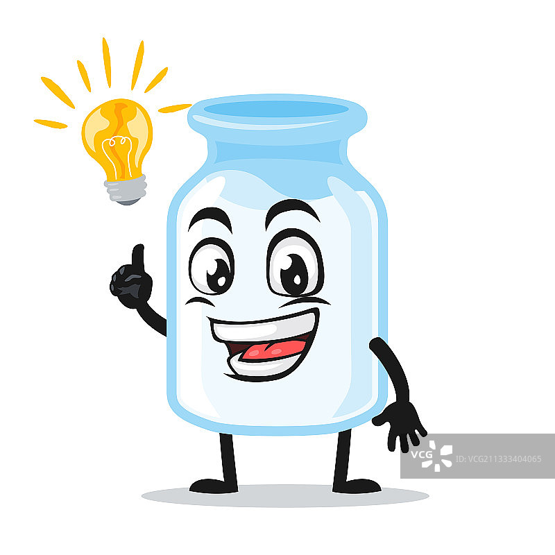 牛奶吉祥物图片素材