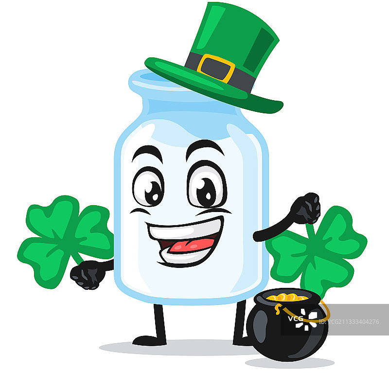 牛奶吉祥物图片素材