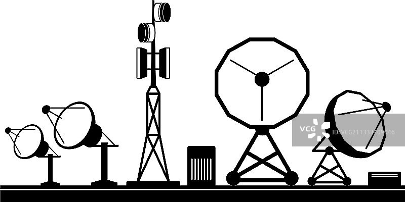 移动通信基站图片素材