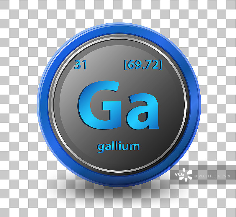 镓化学元素符号图片素材