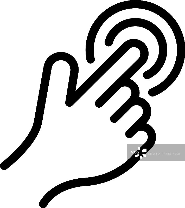 触感图标轮廓样式图片素材