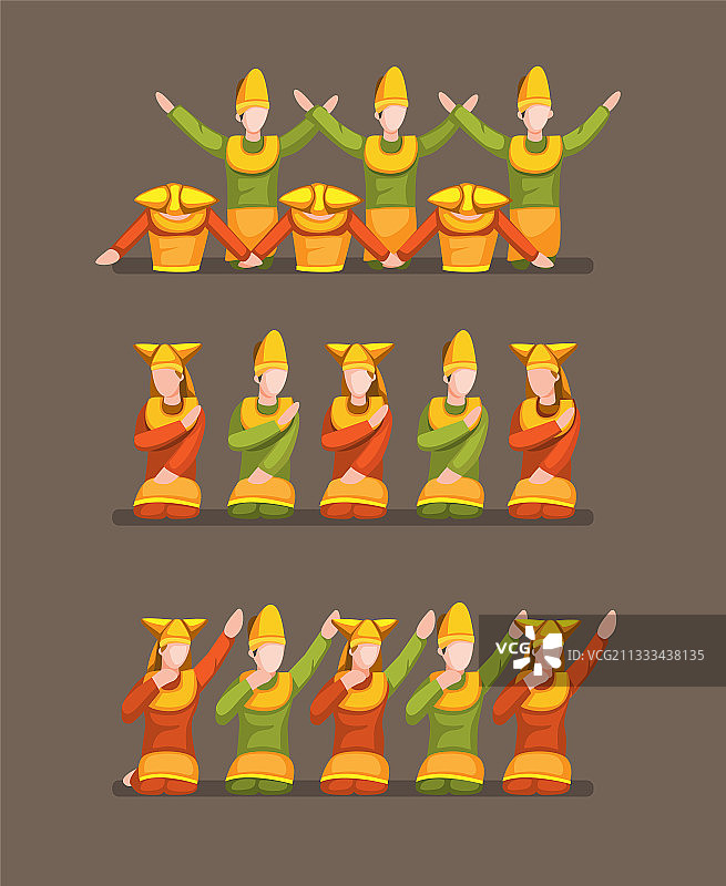 印当舞是印度尼西亚米南加保的传统舞蹈图片素材