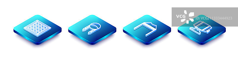 299187042.5D等距线条格子餐巾辫子图片素材