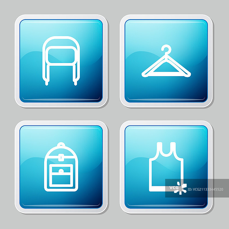 冬季带耳罩的帽子挂架图片素材