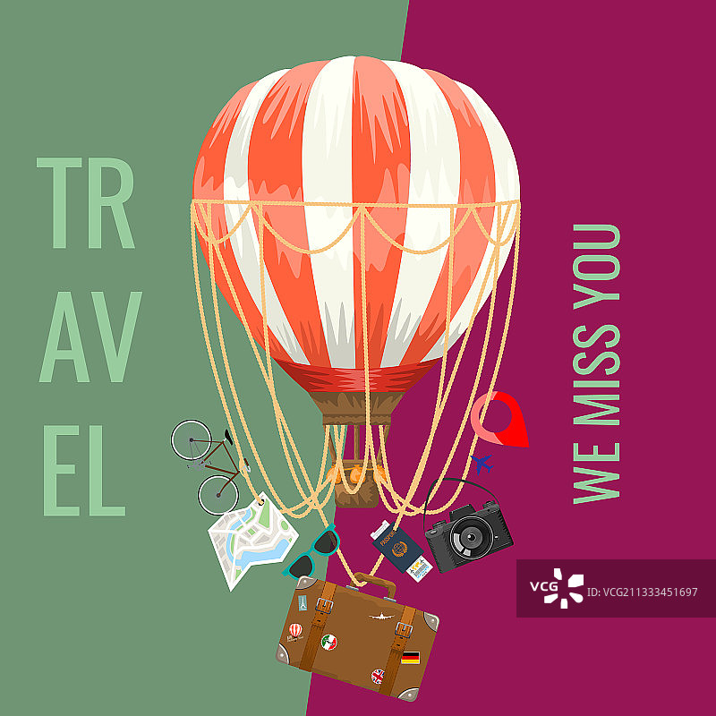 旅行概念广告模板广告版面图片素材