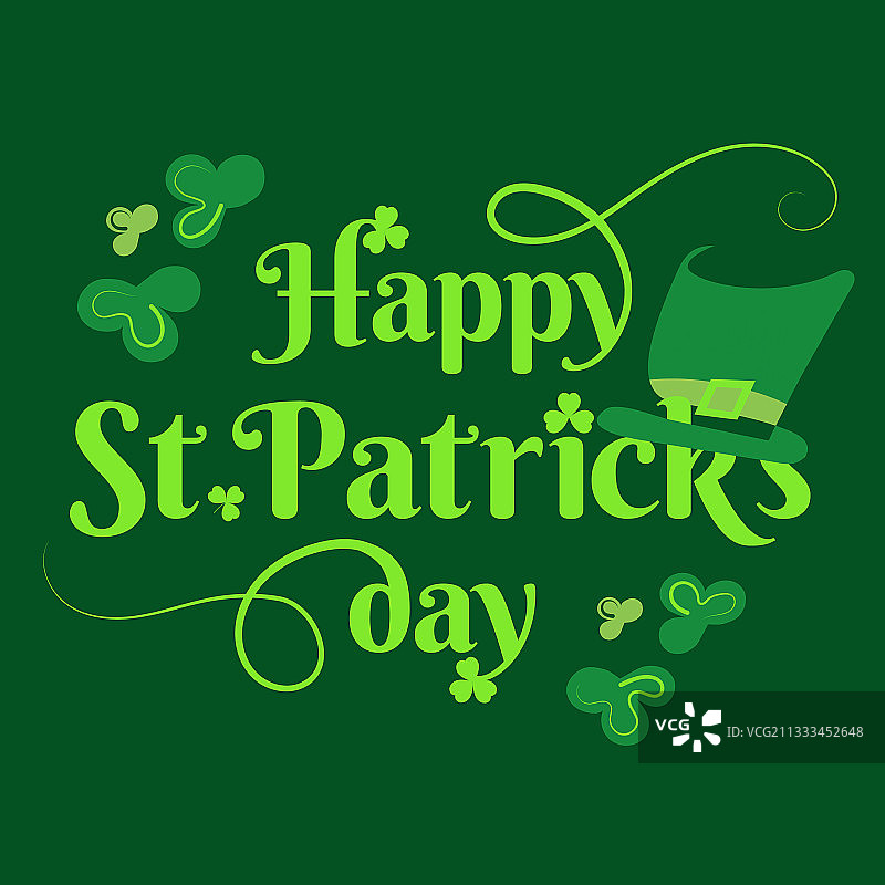 圣帕特里克节快乐图片素材