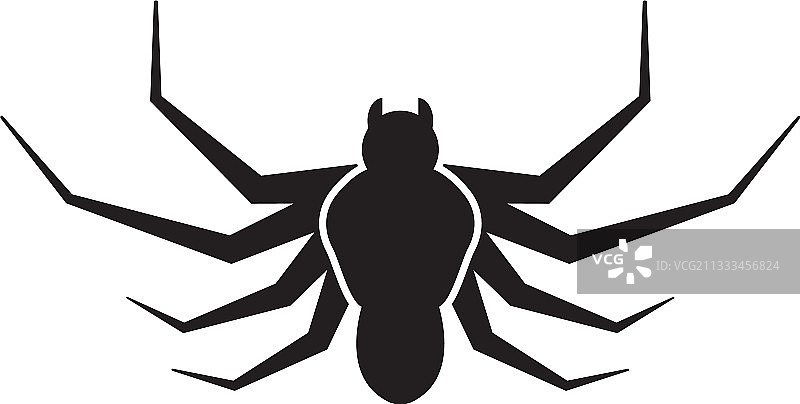 蜘蛛图标设计模版图片素材