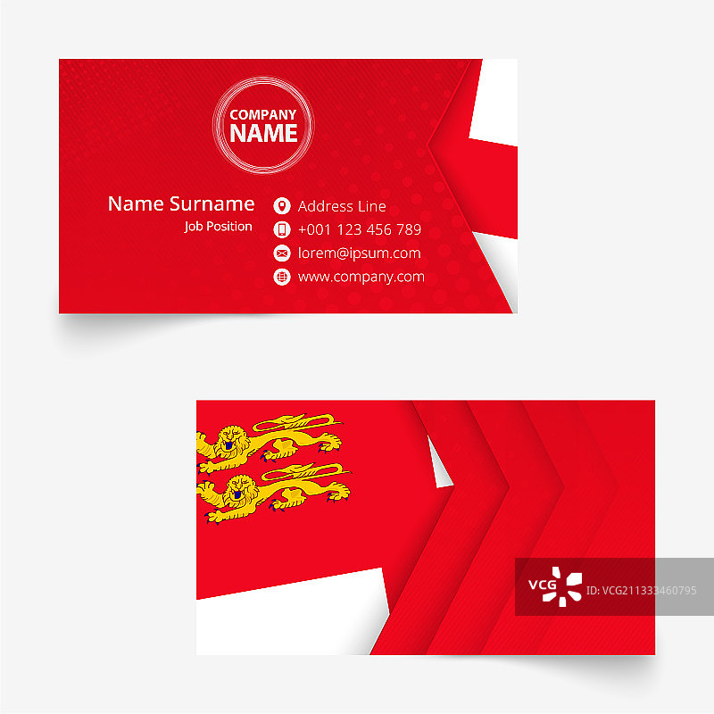 萨克旗帜名片标准尺寸90x50毫米图片素材