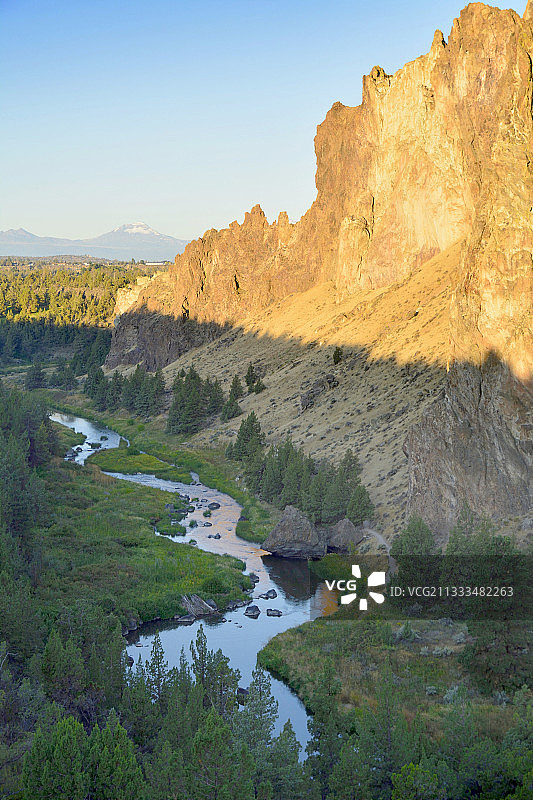史密斯岩州立公园，美国俄勒冈州图片素材