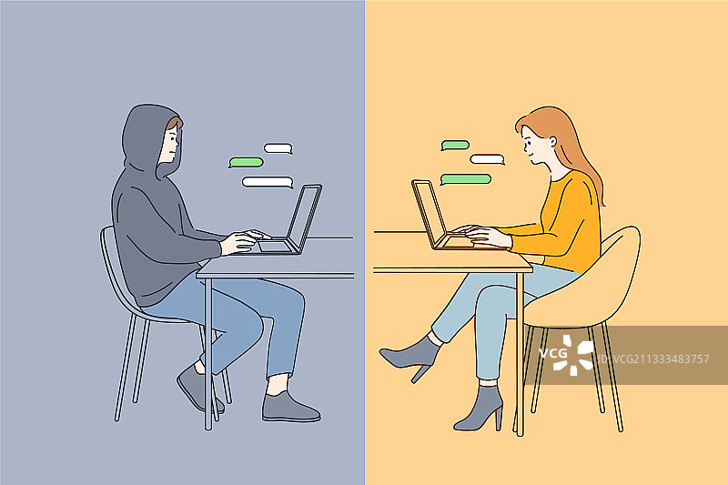 网络交友诈骗手段图片素材