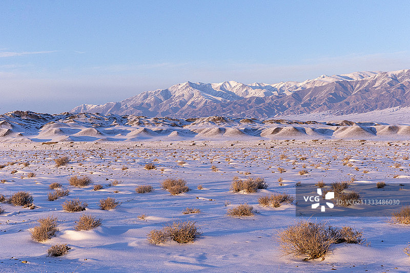 阿尔泰山脉，蒙古国西部图片素材