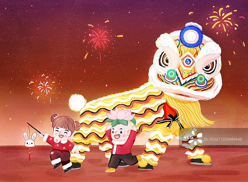 元宵节夜空版无灯笼图片素材