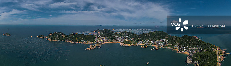 枸杞岛全景图片素材