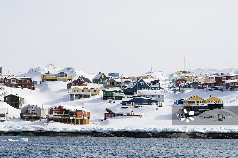 格陵兰岛迪斯科湾伊卢利萨特图片素材