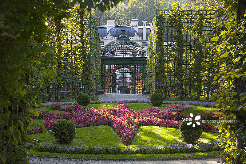 德国巴伐利亚林德霍夫宫图片素材