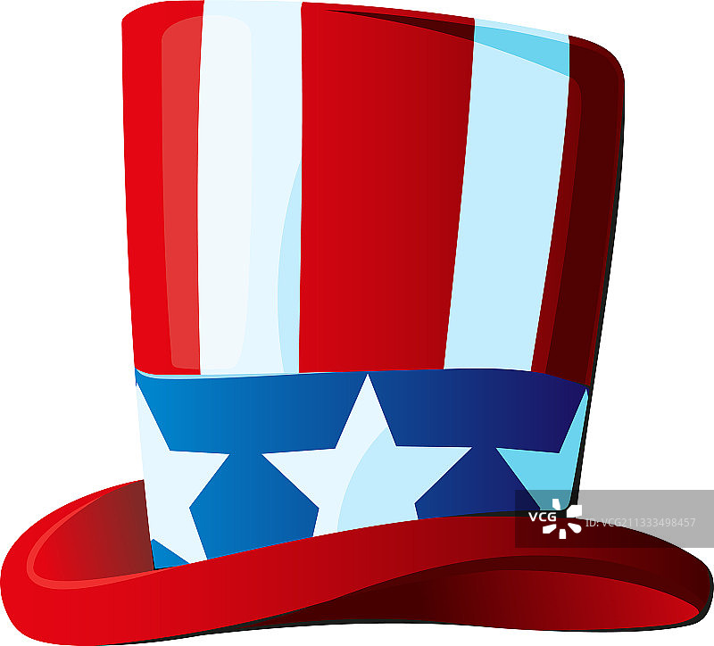 美国高顶礼帽图片素材