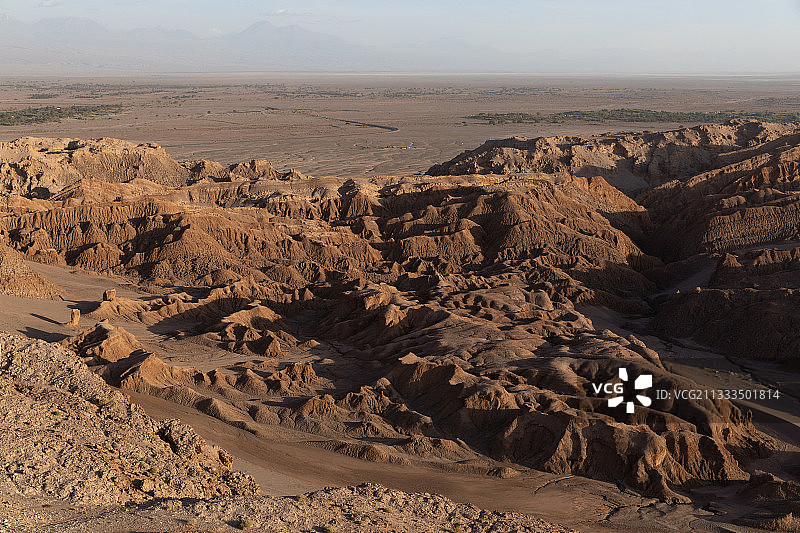 月亮谷，智利阿塔卡马沙漠圣佩德罗图片素材