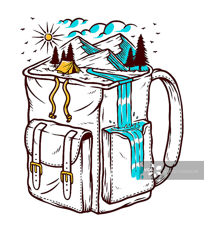 背包客图片素材