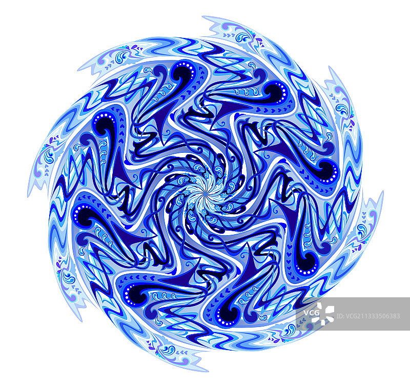 民族图案圆形几何曼陀罗图片素材