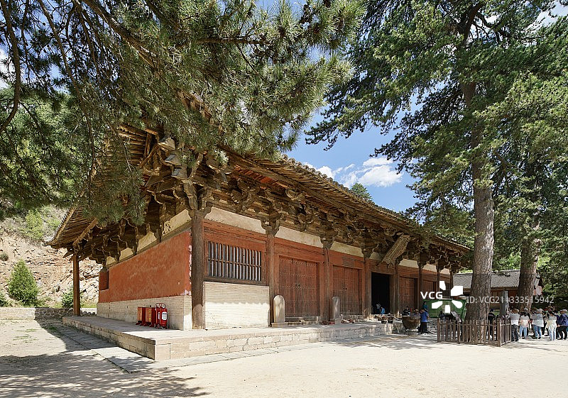 '中国第一国宝' 佛光寺大殿图片素材