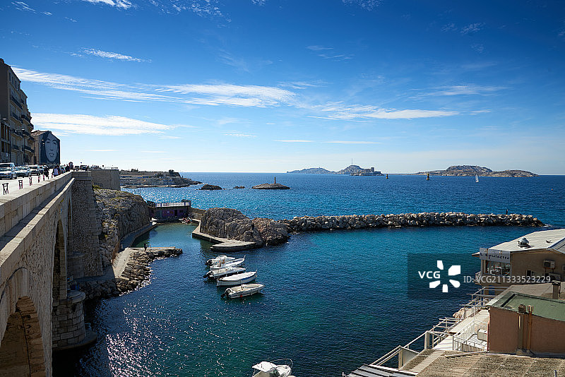 法国马赛港：法国对外贸易最大门户图片素材