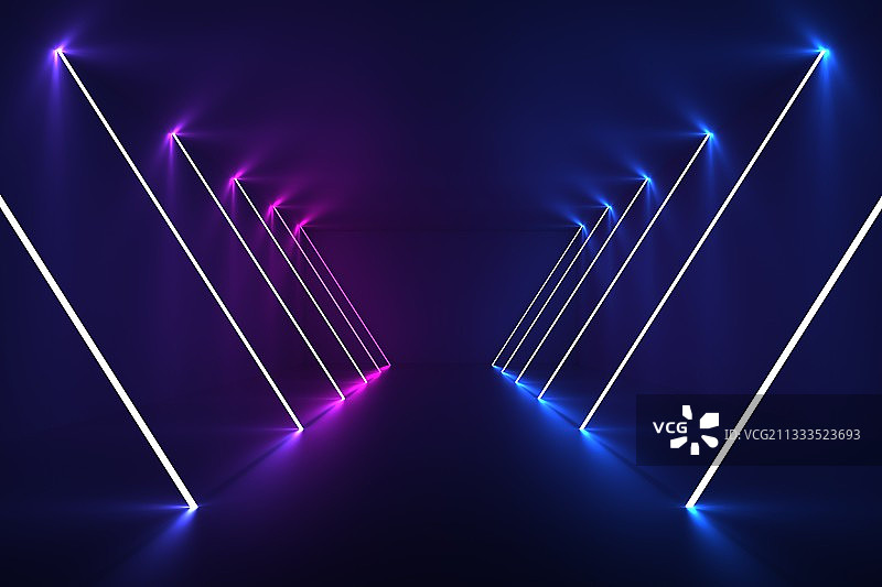 c4d霓虹效果图片素材