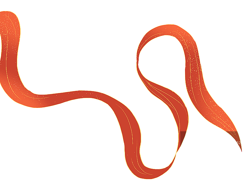 美丽的红彩带图片素材