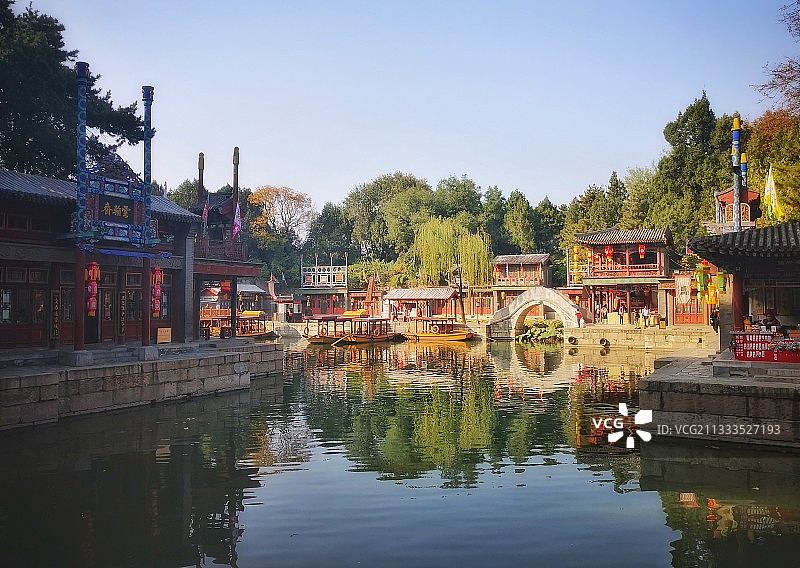 颐和园•苏州街图片素材