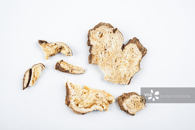 中药材白术片图片素材