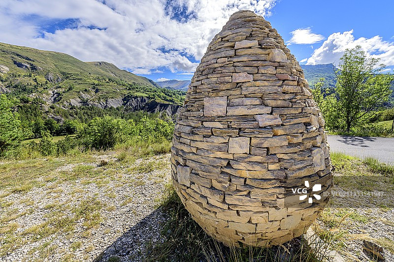 安迪·戈兹沃斯创作的哨兵 - 上普罗旺斯地质保护区，奥顿 - 上普罗旺斯阿尔卑斯省，法国图片素材