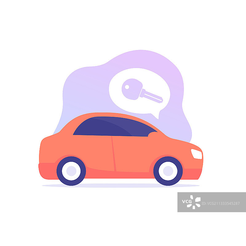 汽车和钥匙图片素材