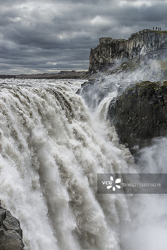 冰岛米湖地区的黛提瀑布图片素材