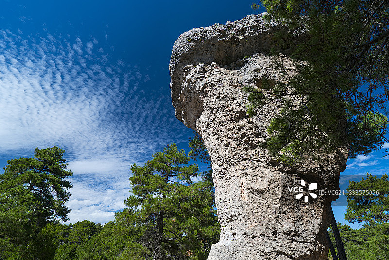 昆卡自然公园的蘑菇岩图片素材