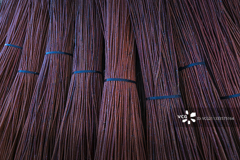 西班牙卡斯蒂利亚-拉曼恰昆卡柳条图片素材