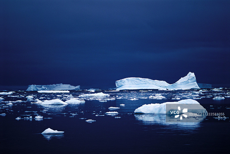南极半岛的格拉赫海峡，阿根廷图片素材