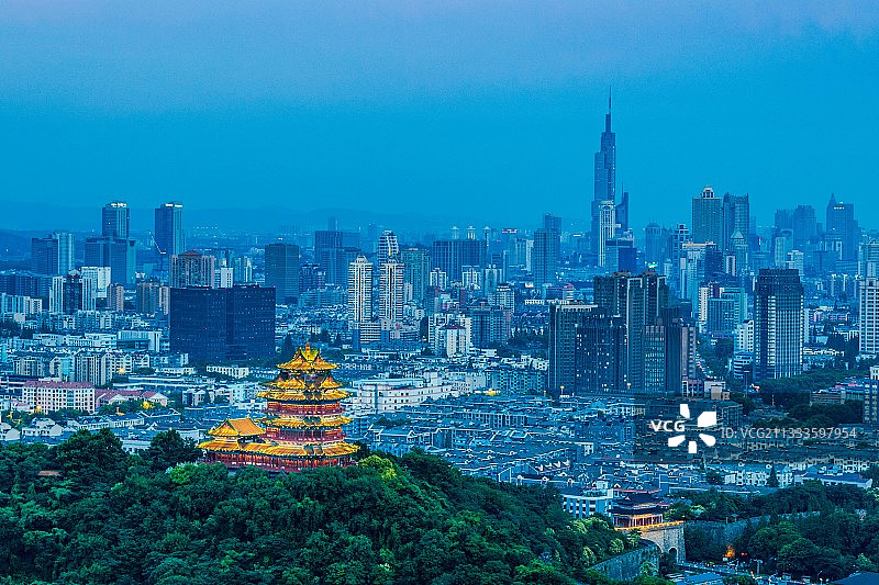 金陵古城，江苏南京图片素材