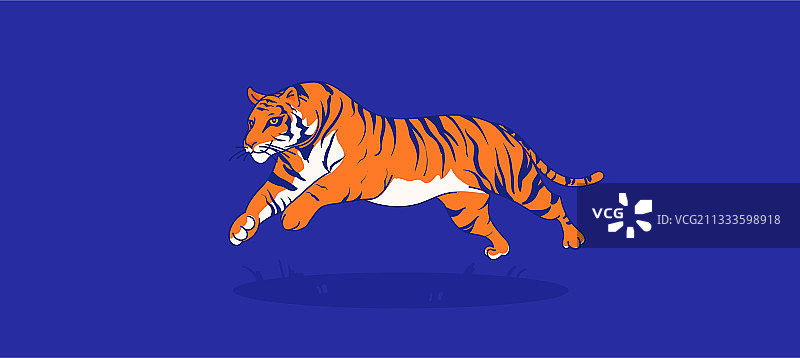 2022老虎矢量插画图片素材