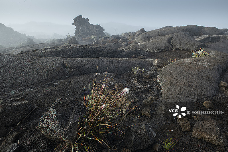 富尔奈斯火山，留尼汪岛图片素材