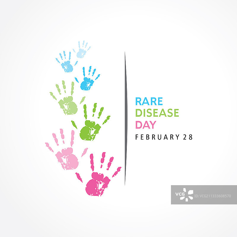 2月28日世界罕见病日图片素材