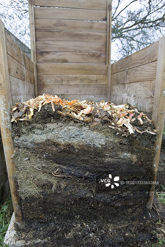 法国木制有机废弃物回收装置图片素材