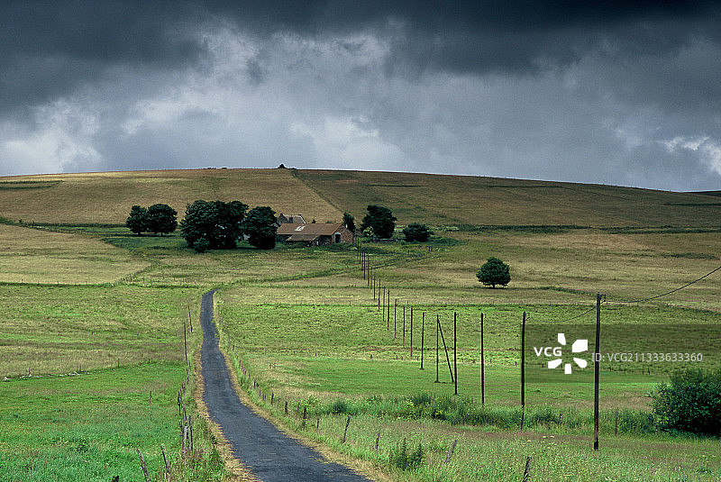 法国梅藏高原保温农场图片素材