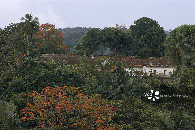 圣多美和普林西比罗卡波尔图皇家岛图片素材