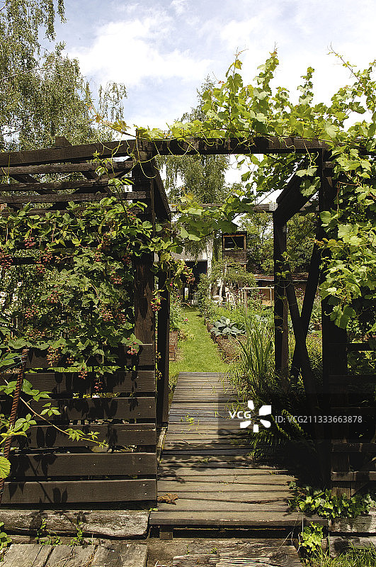 楼梯花园图片素材