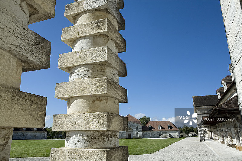 法国杜布省阿尔克-塞南皇家盐场图片素材