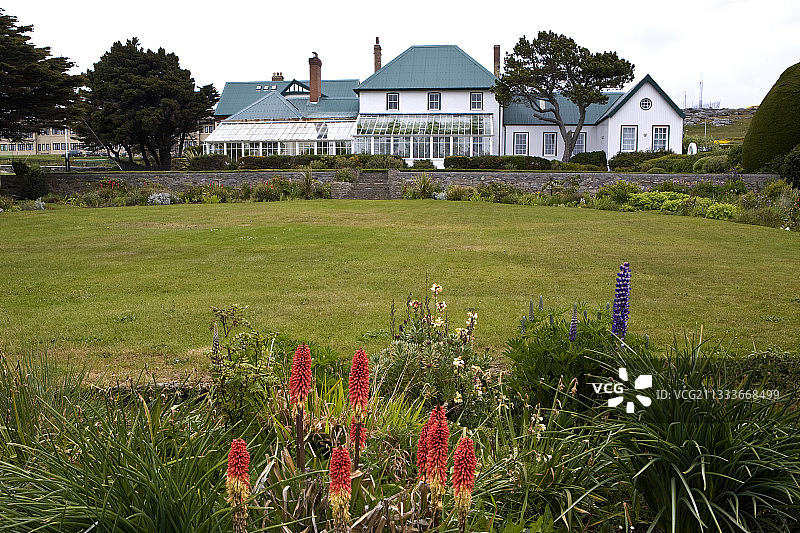 斯坦利港：福克兰群岛首府图片素材