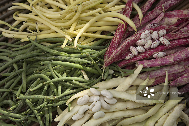 豆类和黄油豆法国图片素材